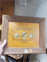 Framed Lester Gold Medal Wooden Label 1909?
