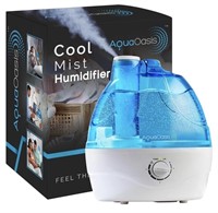 AquaOasis Cool Mist Humidifier (2.2L Water Tank)