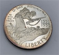 1991-1995 World War Il U. S. Silver Dollar