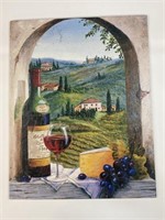 Wine Country Wall Decor, 11”x15”