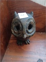 Cast Iron Owl - Splits In Two