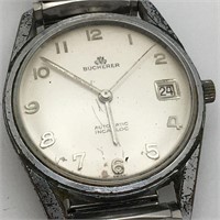 Bucherer Automatic Incabloc Swiss Wrist Watch