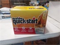Unopened Box of 40 Duraflame Quick Start Frire