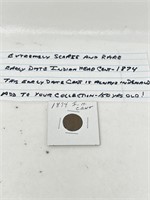 Extremely Scarce & Rare Early Date Indian Head