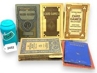 Antique Card Game Rules Book Lot