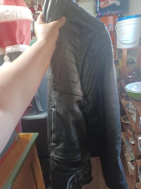 Genuine Leather Size 52 Motorcycle Jacket