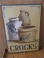 Wood crock picture