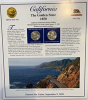 2005 USA California Statehood Quarters &Stamp