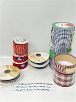 15 Rolls of Assorted Craft Ribbons, Various