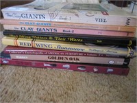 Lot red wing & clay books