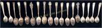 Marked Sterling Silver Large Collection of Spoons
