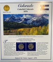 2006 USA Colorado Statehood Quarters & Stamps