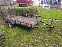 5ft X 10ft Carry-On Utility Trailer with Rear