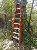 Werner 8ft Fiberglass/Aluminum Step Ladder.