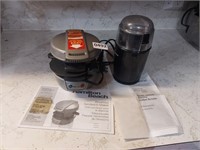 Lot of 2. Electric Coffee Grinder and Breakfast