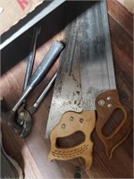 2 Hand Saws & Limb Cutters, Hammer