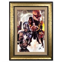 Marvel Comics, "The Mighty Avengers #30" Framed Li