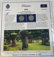 2009 USA Guam Quarters & Stamps