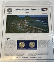 2008 USA American Samoa Quarters & Stamps