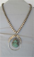 Vintage Native American Navijo turquoise and