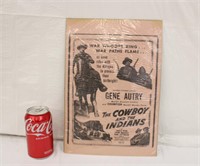 Vintage Cowboy & The Indians Lobby Cards