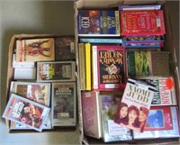 (2) Boxes of audio books including Louis Lumore.