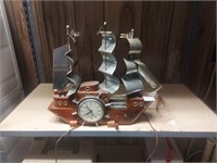United Ship Clock Made in USA. Approximately 18"L