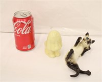 Vintage Made In Japan Cat Figure & Dog Planter
