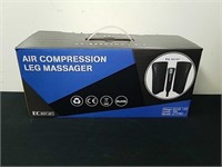 Air compression leg massager