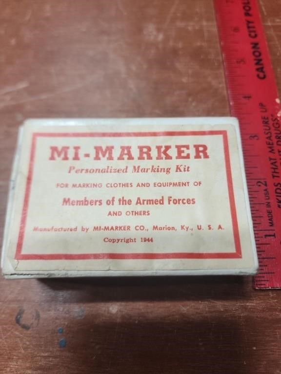 Mi-Marker Kit For Members of the Armed Forces 1944