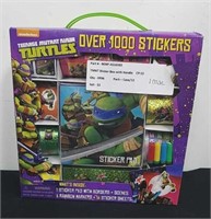New Teenage Mutant Ninja Turtles sticker box with