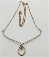 14k Gold Pendant Necklace