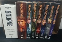 Season 1 through 7 MacGyver dvds, and the