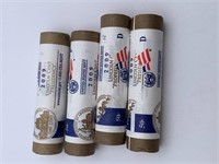 4 Rolls Of 2009 Lincoln Head Pennies
