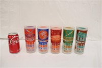 Set of 5 1964 - 1965 New York World Fair Glasses