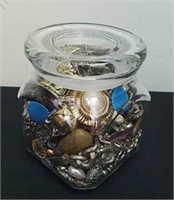 4.5 in jar with jewelry