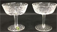 2 Waterford Crystal Sherbets