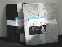 Two size large cashmere blend hoodies