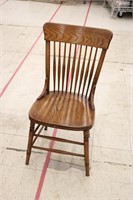 Vintage Oak Side Chair