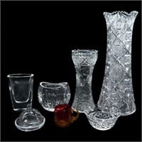 Lot of Assorted Glass & Crystal- Waterford, etc.