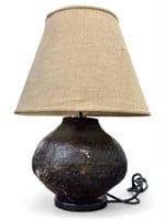 Brutalist Lamp In the Style of Marcello Fantoni.