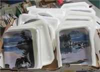 Lot of various collector plates by Bradex, mostly