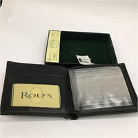 Rolf's Leather Wallet In Original Box