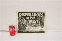 Vintage Desperadoes of The West Lobby Card