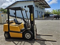 UPDATED Yale 5000 LB Triple Pneumatic Forklift