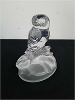 Glass or Crystal 6-inch owl figurine
