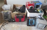 (2) Boxes of vintage electronics includes Coby