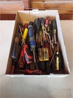 Lot of Various Screw Drivers & Nut Drivers