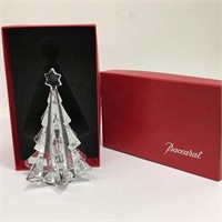 Baccarat France Crystal Christmas Tree In Case