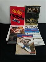 Vintage Custom cars and airplane books